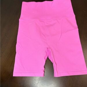 PINK Victoria's Secret High Waist Shorts - Bright Pink